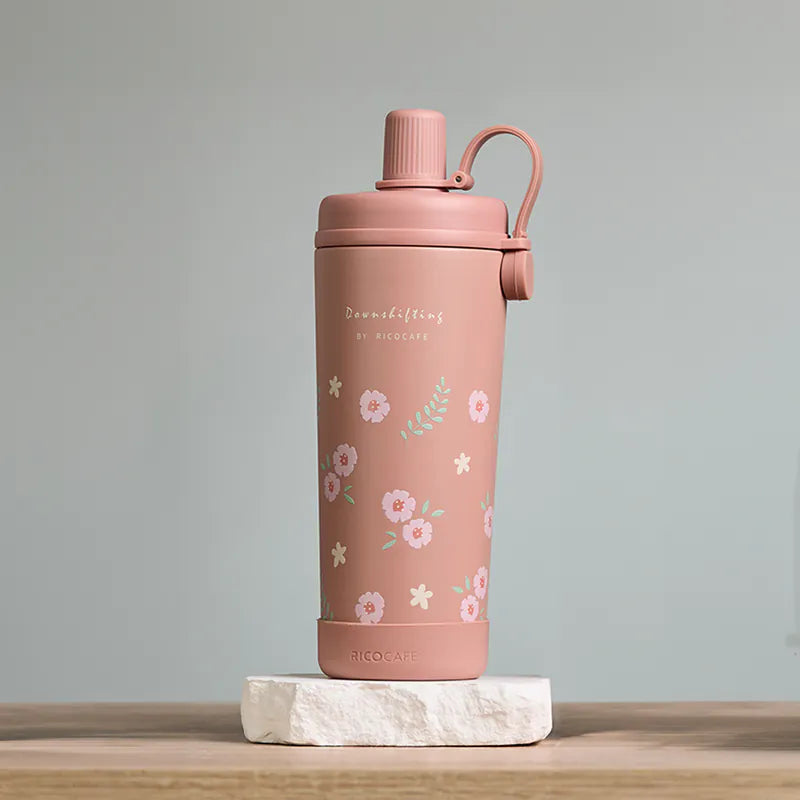 台灣Ricocafe 咖啡陶瓷保溫杯暖壺 陶瓷塗層 COOLID酷力杯 保溫保冰杯 800ml