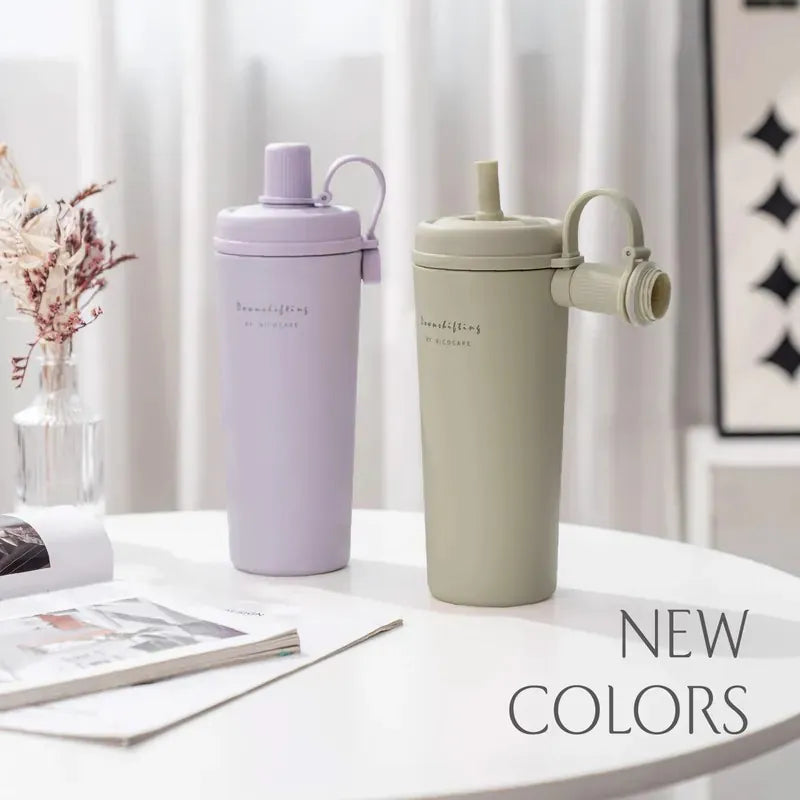 台灣Ricocafe 咖啡陶瓷保溫杯暖壺 陶瓷塗層 COOLID酷力杯 保溫保冰杯 800ml