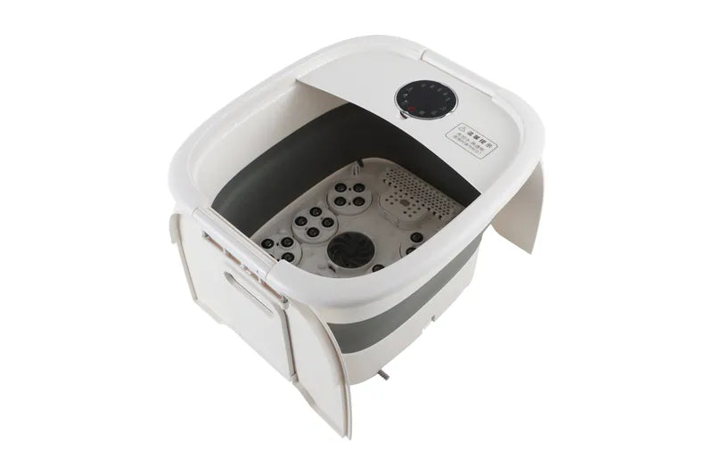 韓式DAEWOO 折疊滾輪按摩足浴盆PRO 多功能活氧紅光 精控恆溫