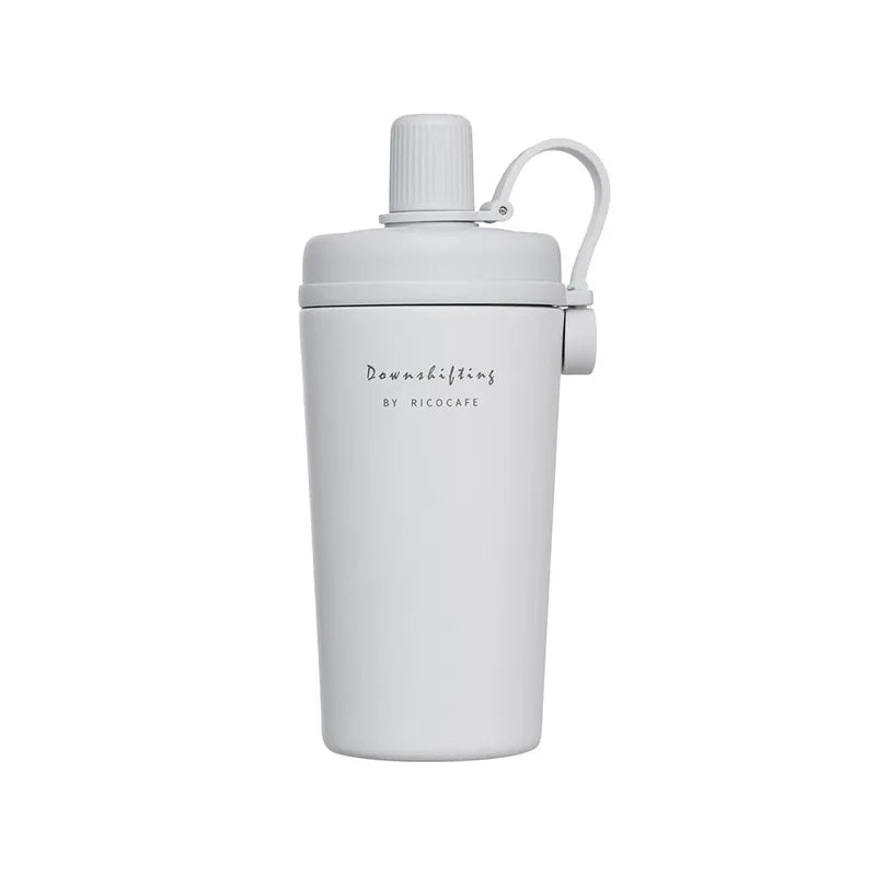 台灣Ricocafe 咖啡陶瓷保溫杯暖壺 600ml 陶瓷塗層 迷你保溫保冰杯