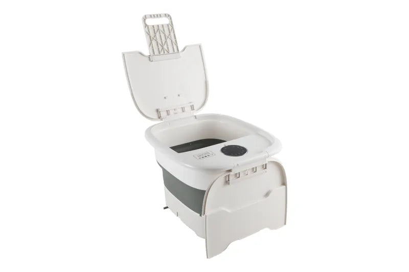 韓式DAEWOO 折疊滾輪按摩足浴盆PRO 多功能活氧紅光 精控恆溫