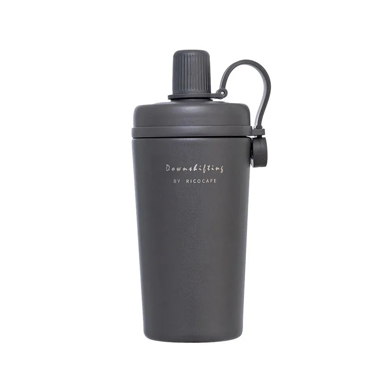 台灣Ricocafe 咖啡陶瓷保溫杯暖壺 600ml 陶瓷塗層 迷你保溫保冰杯