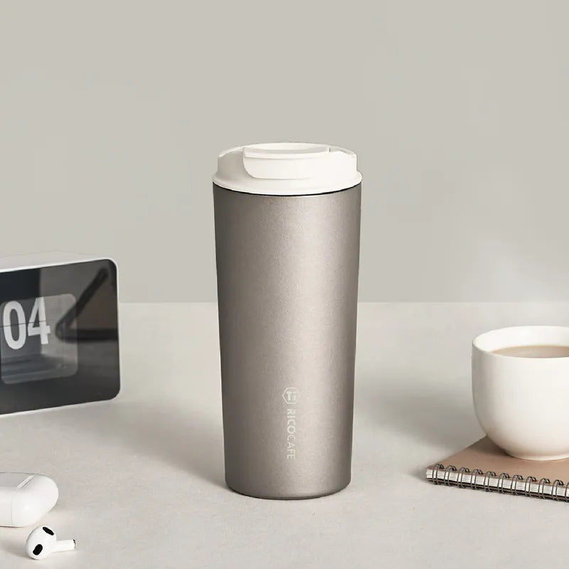 台灣Ricocafe 鈦日日杯 600ml 純鈦保溫杯