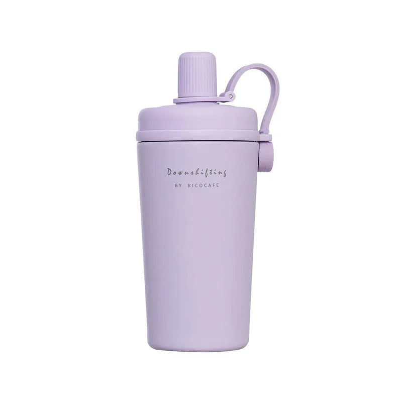 台灣Ricocafe 咖啡陶瓷保溫杯暖壺 600ml 陶瓷塗層 迷你保溫保冰杯