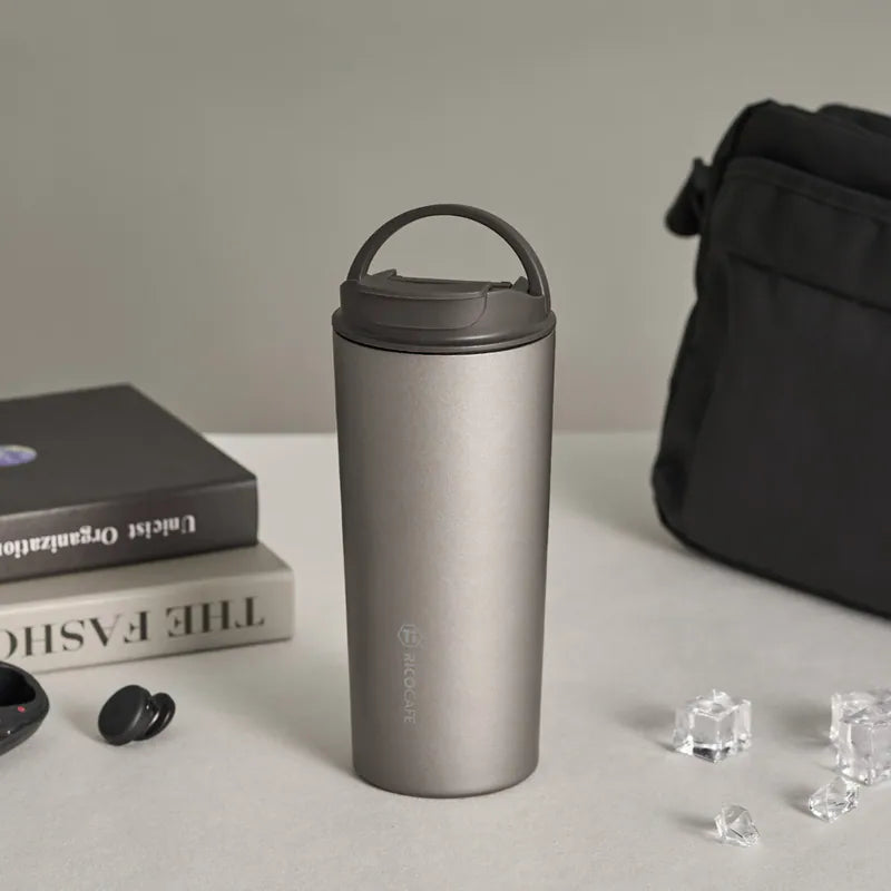 台灣Ricocafe 鈦日日杯 600ml 純鈦保溫杯