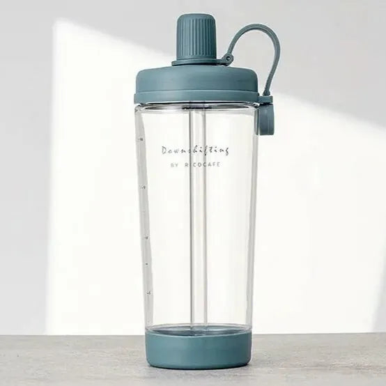 台灣Ricocafe 咖啡保溫杯暖壺  900ml TRITAN 四季花語透明杯