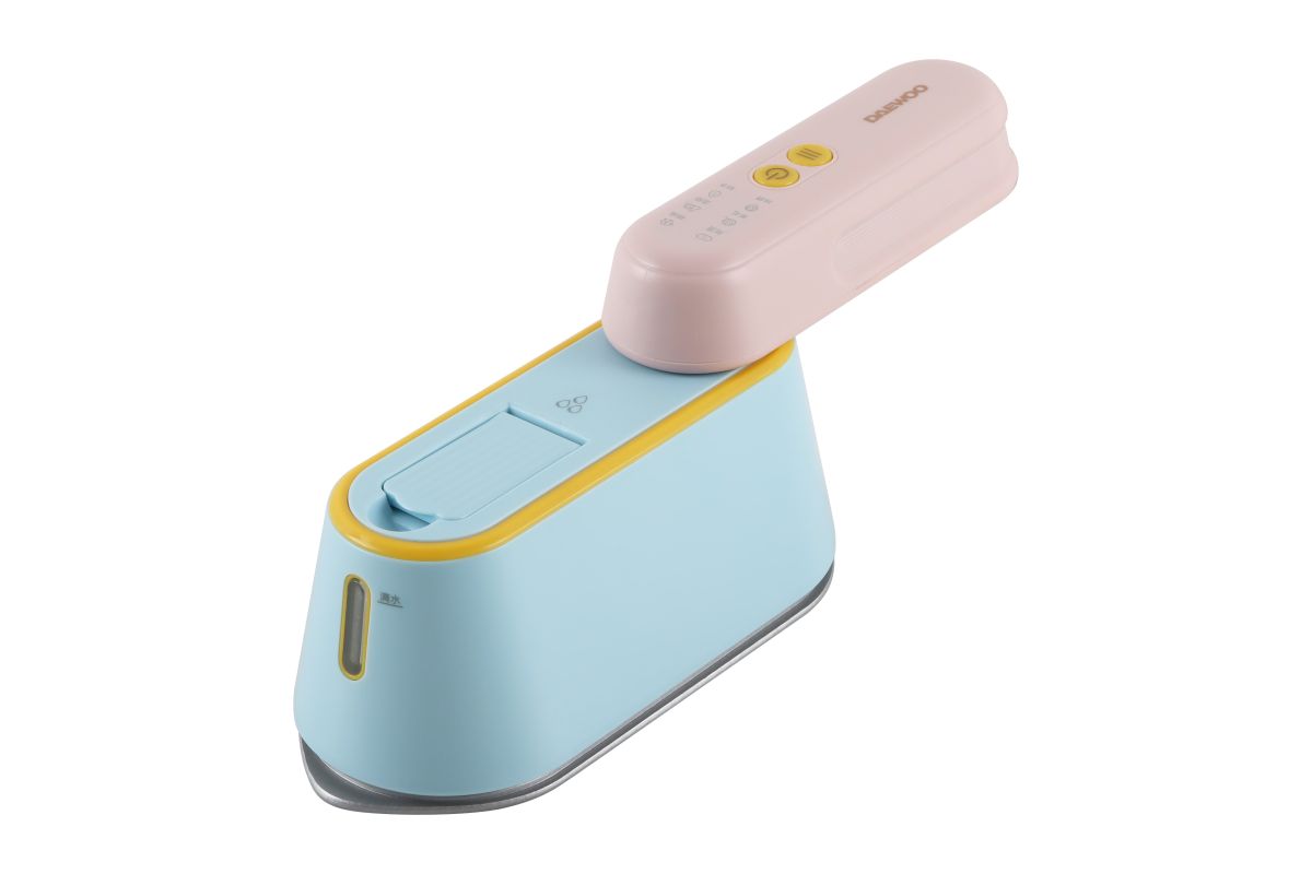 韓式 DAEWOO 迷你折疊蒸汽電熨斗 掛熨機PRO 綿密蒸汽 均勻導熱 0.3秒高速除皺