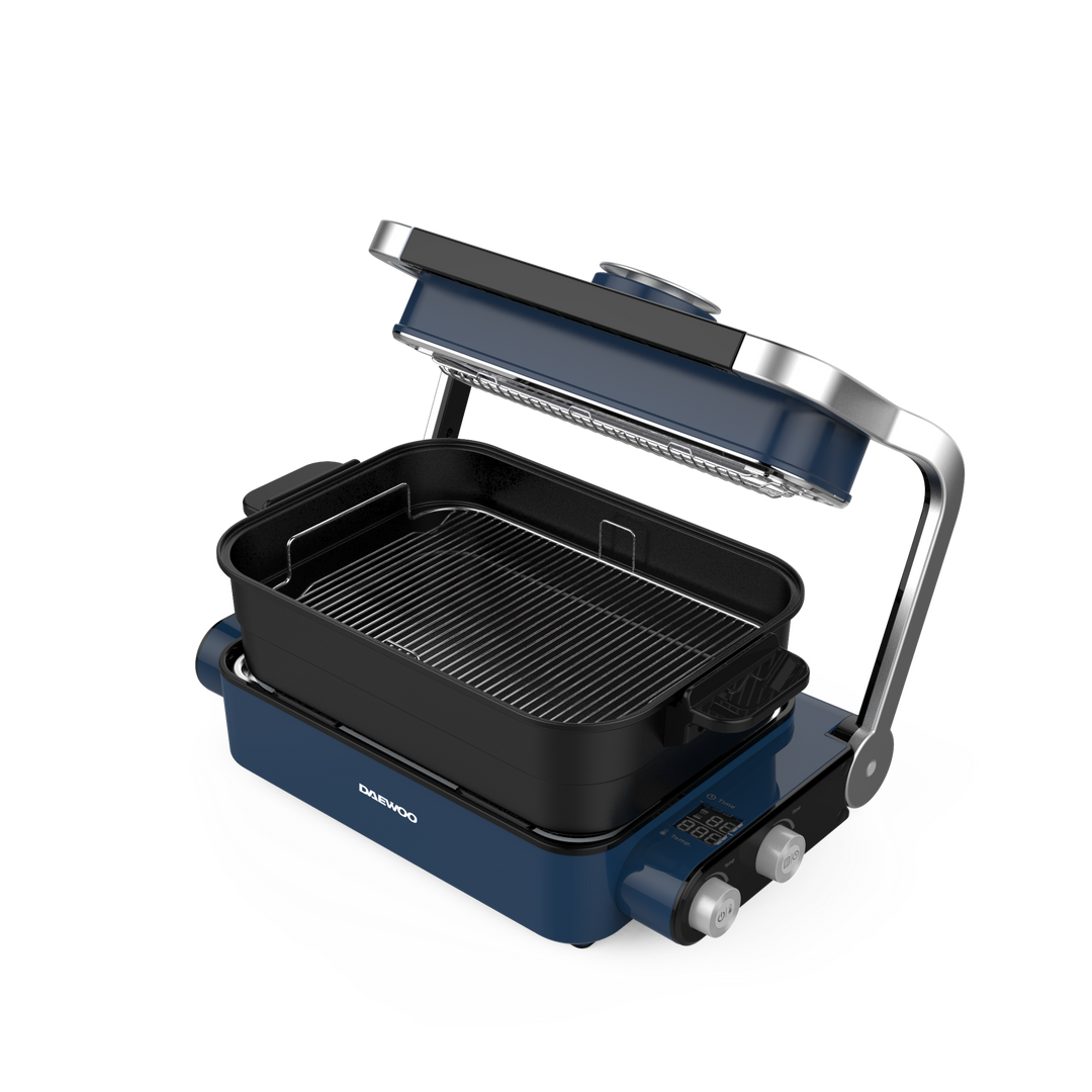 韓式DAEWOO 多用途烤爐 少煙無煙 碳素發熱管 立體加熱 抽屜式接油盤