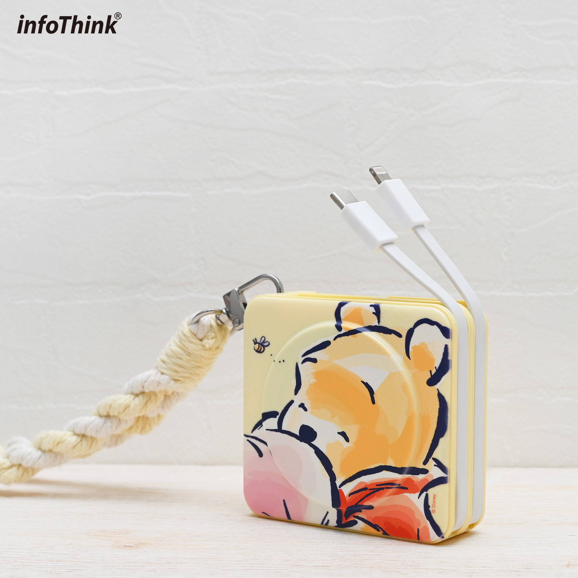 迪士尼+Snoopy愛心款的溫暖充電擁抱 – InfoThink八合一MAX行動電源