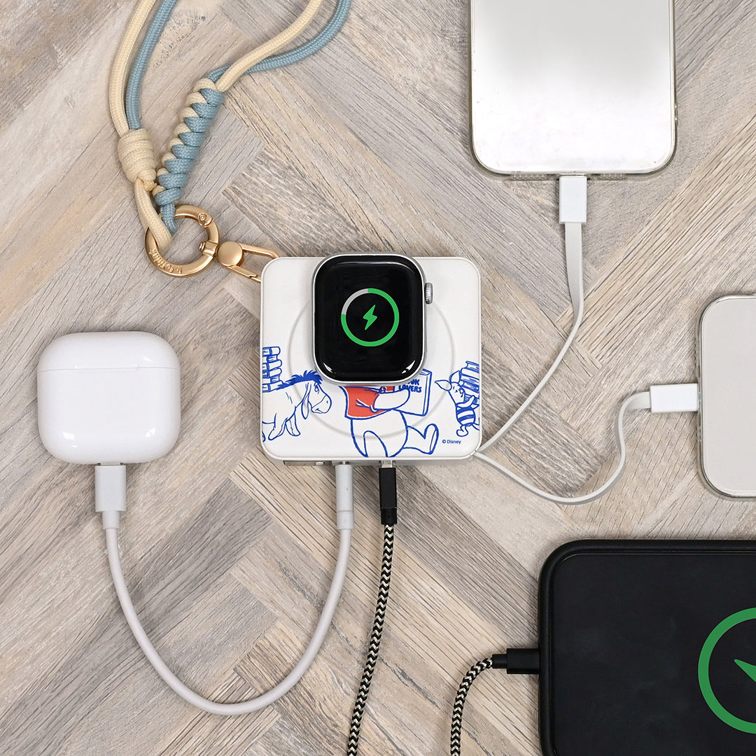 迪士尼+Snoopy愛心款的溫暖充電擁抱 – InfoThink八合一MAX行動電源