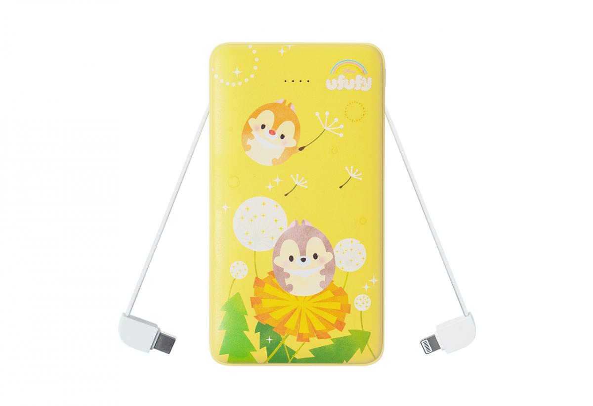 小牡蠣的溫柔擁抱 – 迪士尼自帶雙線行動電源系列