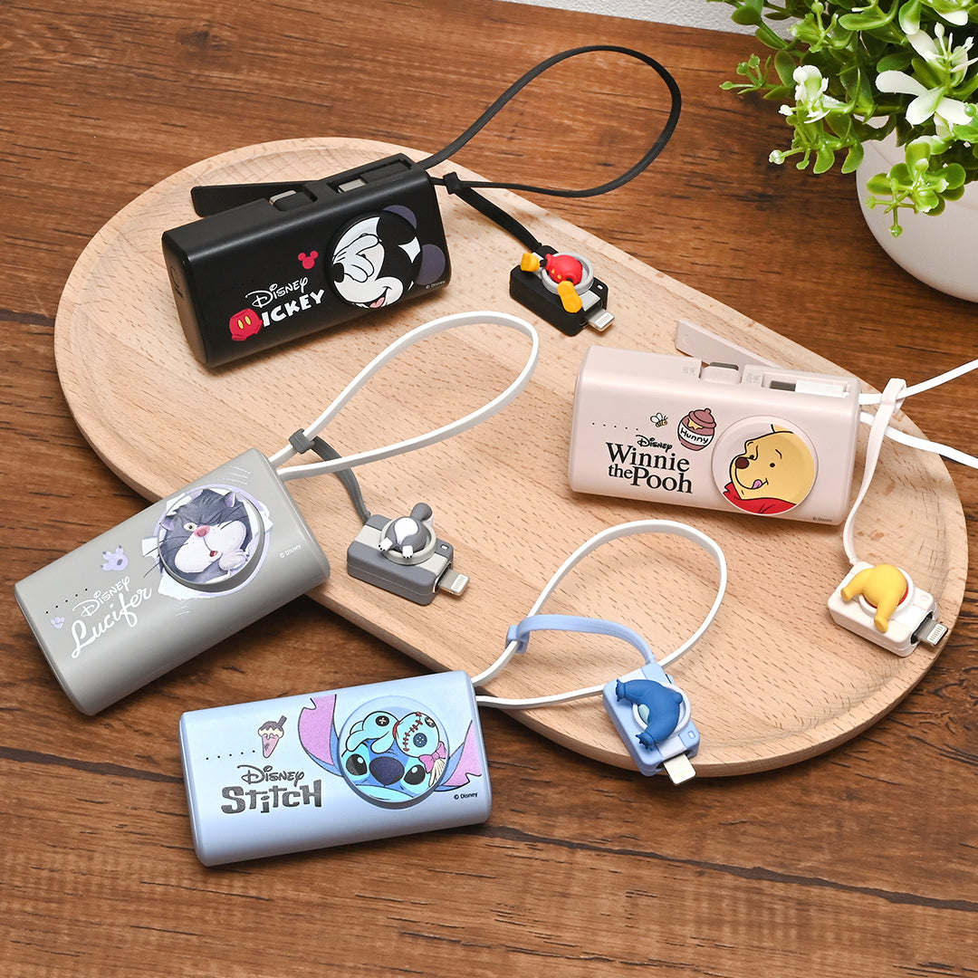 迪士尼角色隨身充電小幫手 – 直插式20W快充行動電源系列