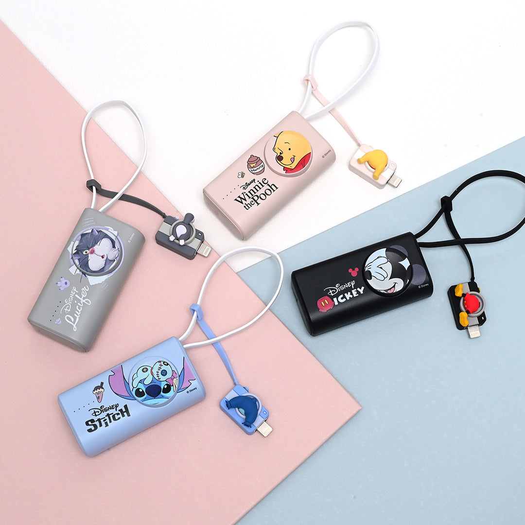 迪士尼角色隨身充電小幫手 – 直插式20W快充行動電源系列