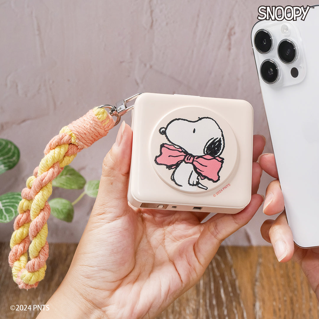 迪士尼+Snoopy愛心款的溫暖充電擁抱 – InfoThink八合一MAX行動電源