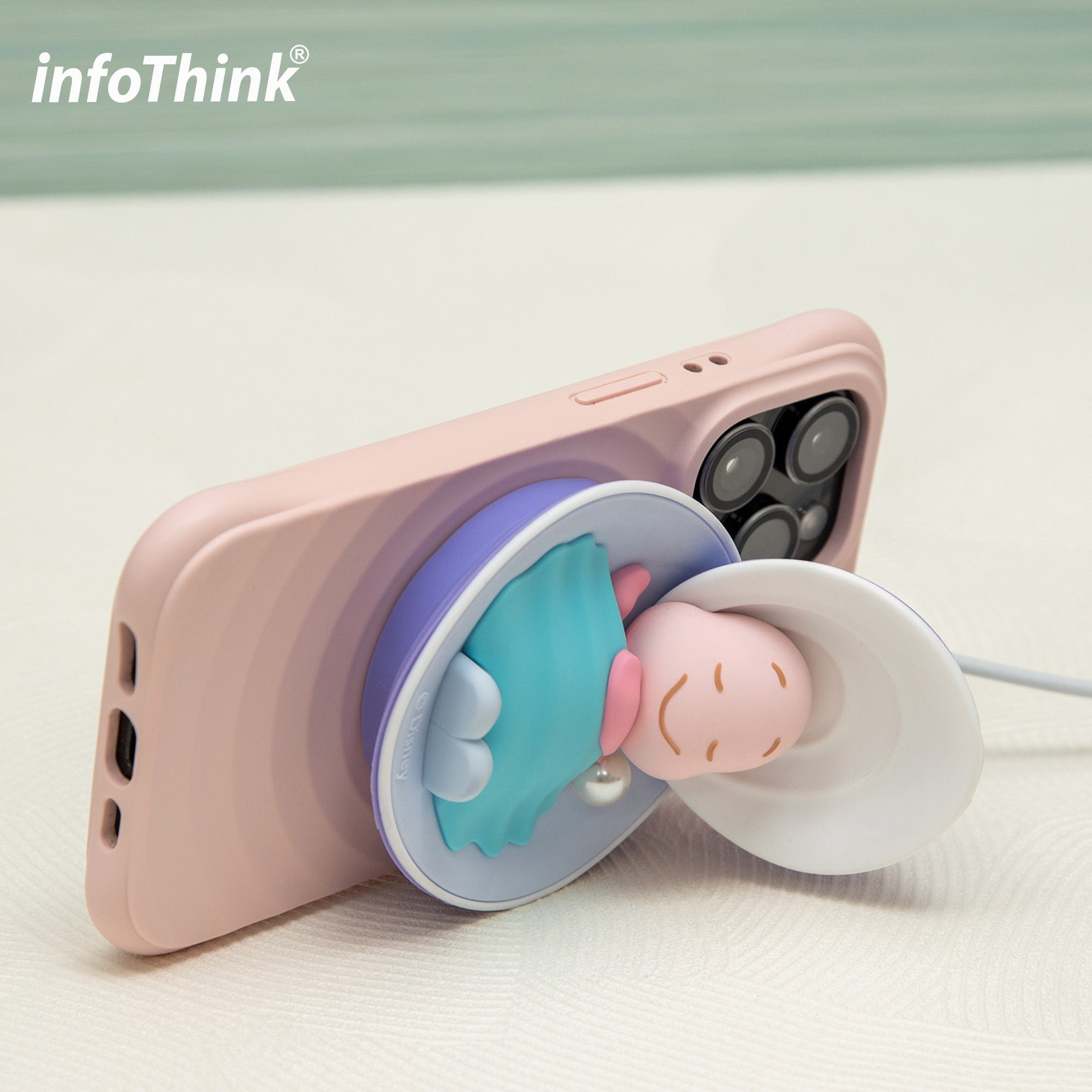 迪士尼磁吸充電盤的魔法小窩 – 超可愛無線快充系列，讓iPhone輕鬆滿電